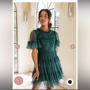 NWT Ivy City Co Short Whimsical Emerald Large